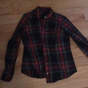Plaid button up shirt
